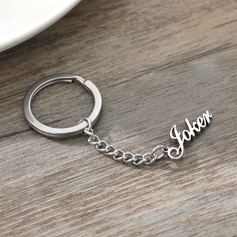 Custom Personalized Name Keychain for Women