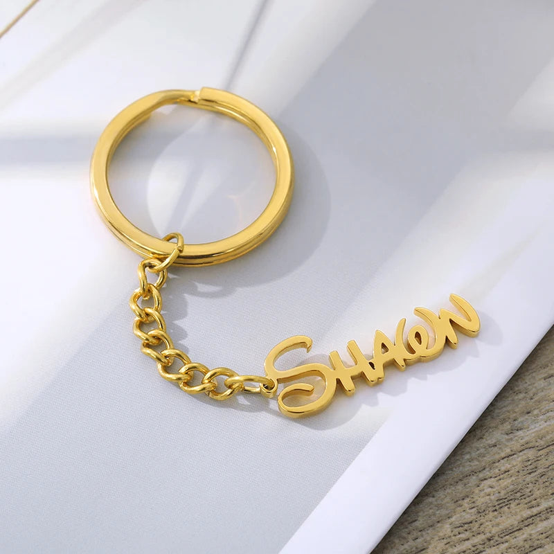Custom Personalized Name Keychain for Women