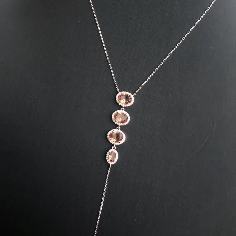 Zultanite Diaspore Gem Stone Sterling Silver Necklace