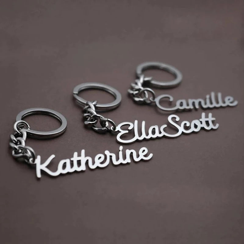 Custom Personalized Name Keychain for Women