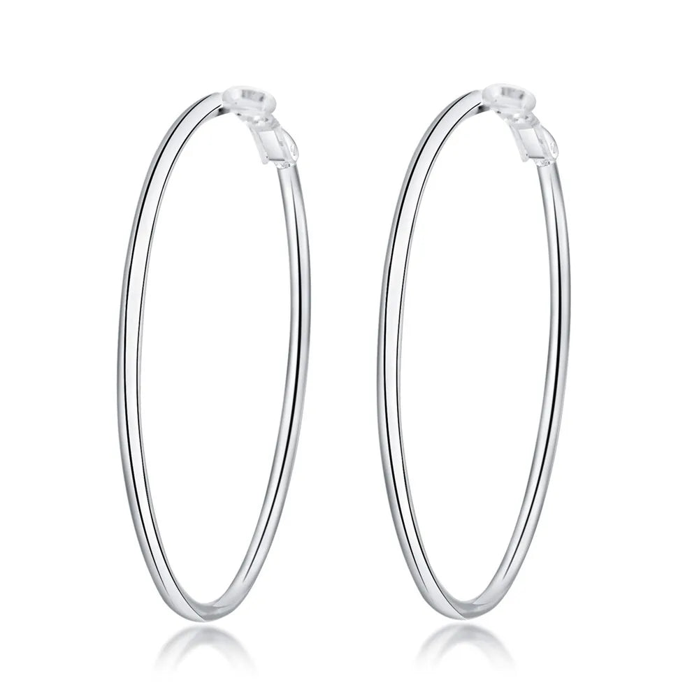Big Hoop Round Earrings for Women
