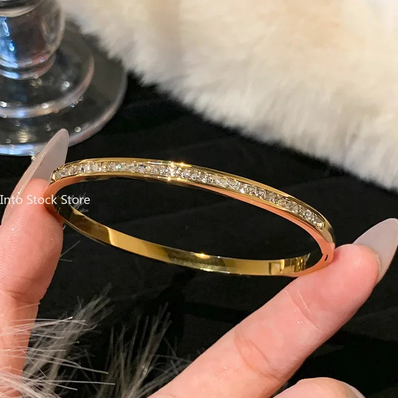 Zircon Bangle Bracelets