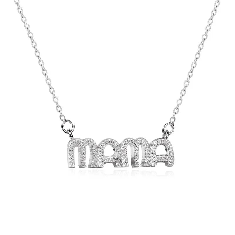 "MOM/MAMA" Pendant Necklaces for Women