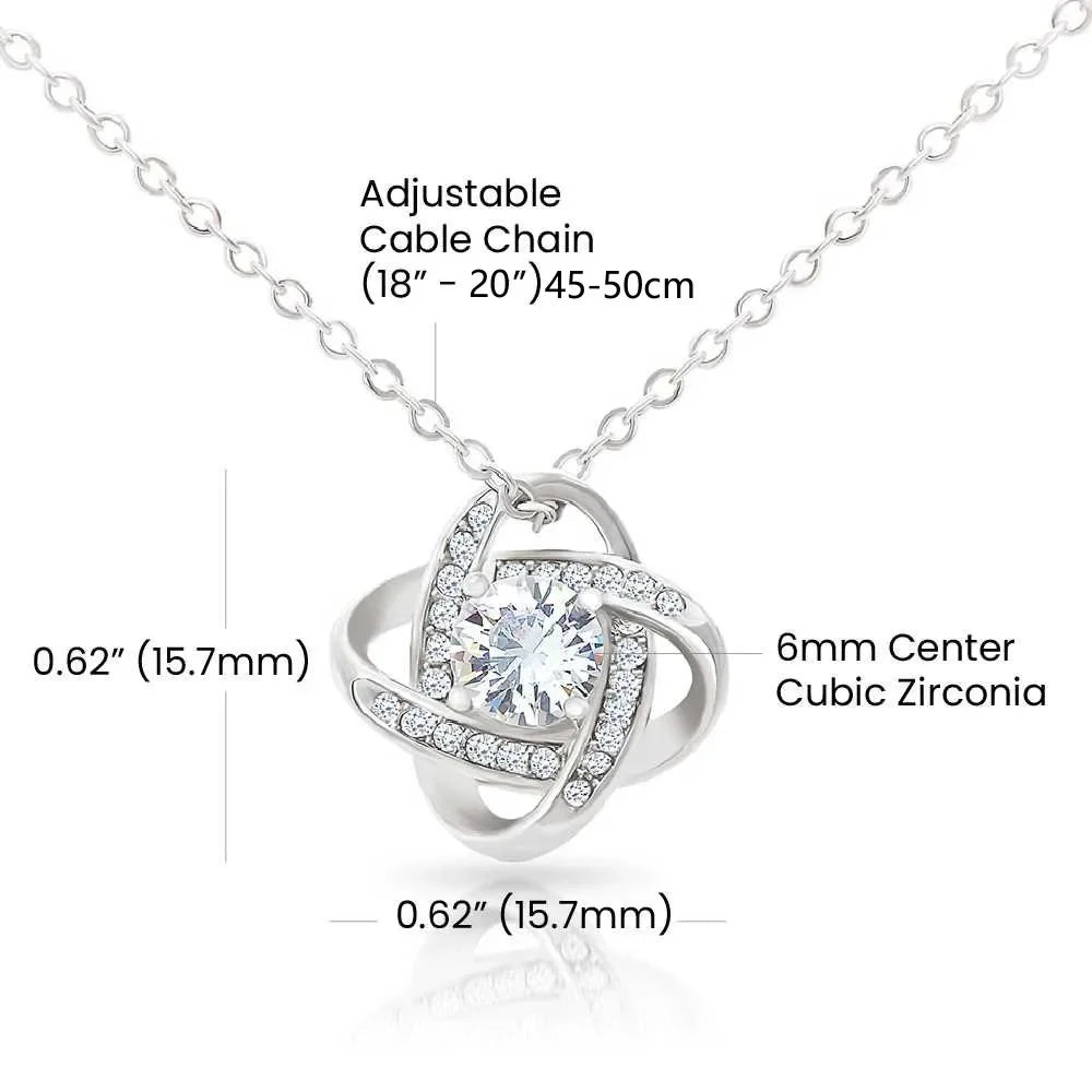 "MOM" Zirconia Pendant Necklace