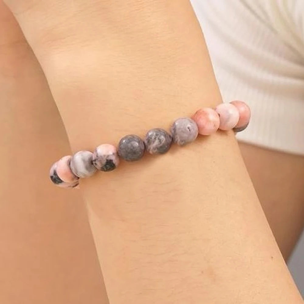"To My Sister" Natural Bead Stone Bracelet for Women