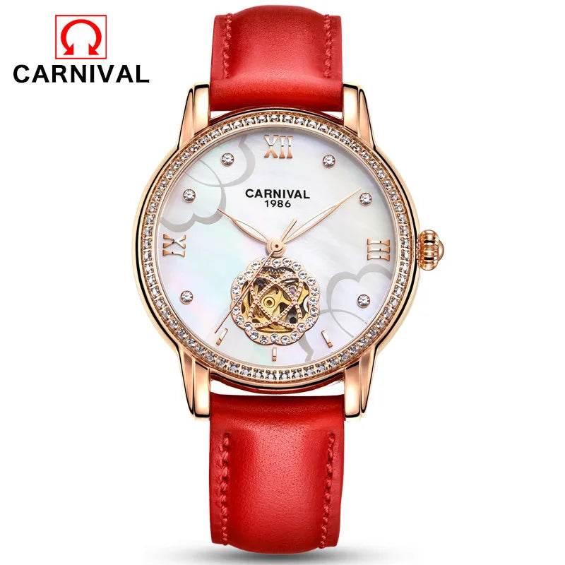 Luxury Mechanical Watches for Women Automatic Movement Waterproof