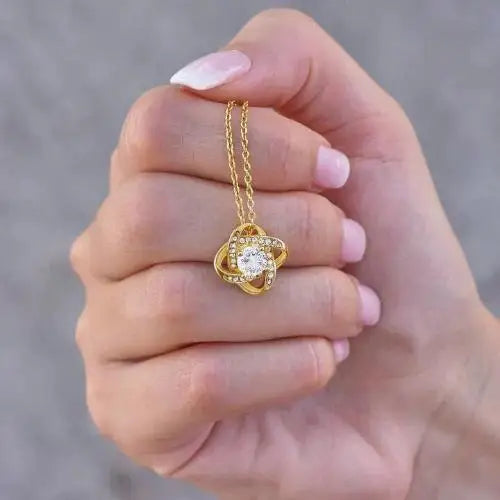 "MOM" Zirconia Pendant Necklace