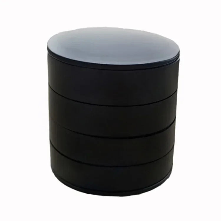 4 Layer Rotating Jewellery Storage Box with Lid