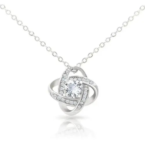 "MOM" Zirconia Pendant Necklace