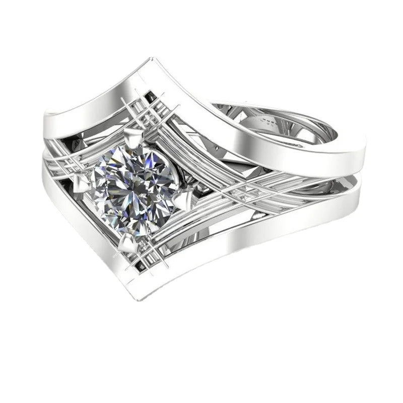 14K Gold Diamond Engagement Ring for Women