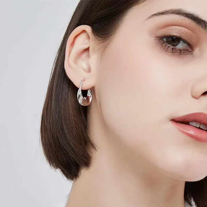Silver or Gold Dangle Earrings for Women