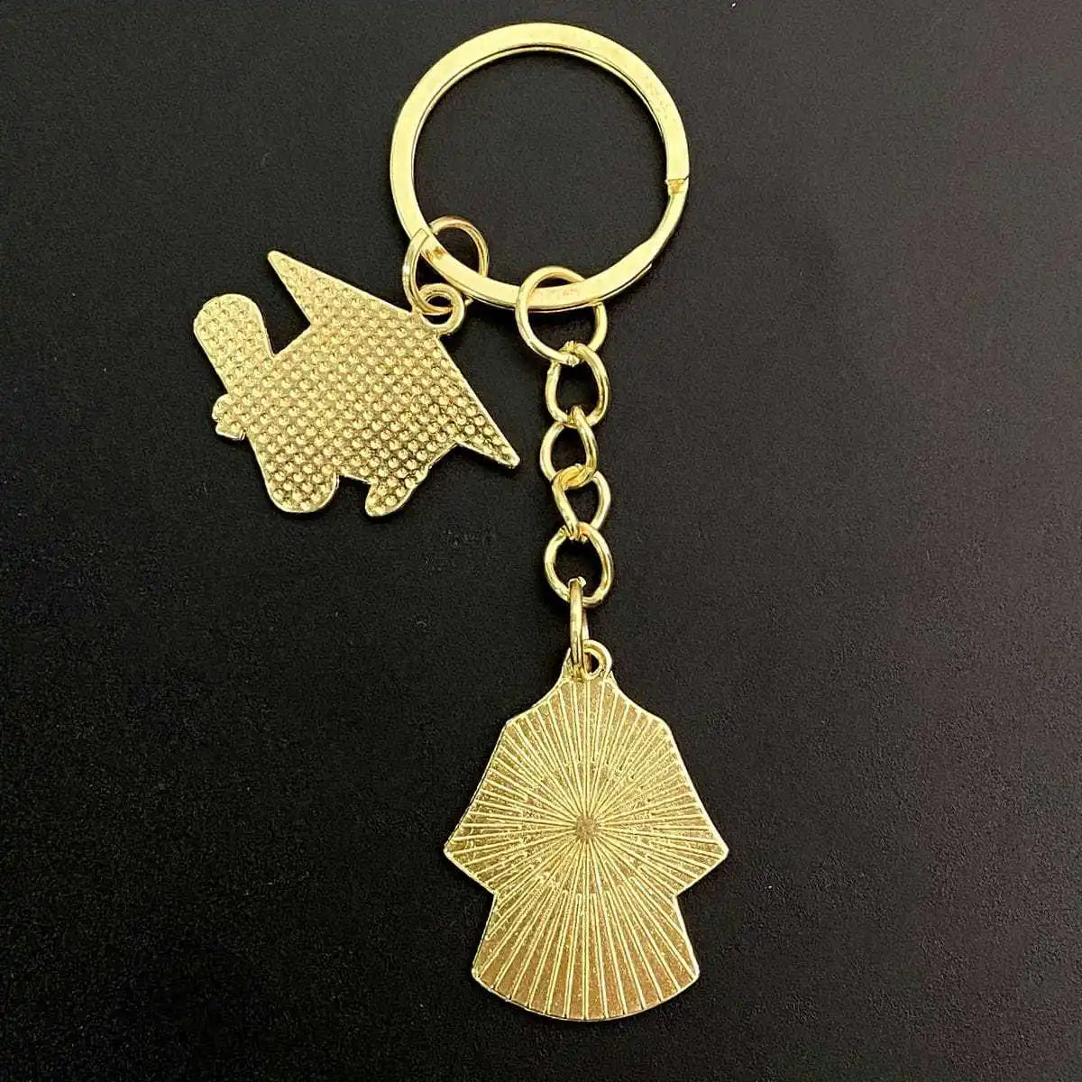 Graduation Commemorative Keychains with Cap and Gown Charms