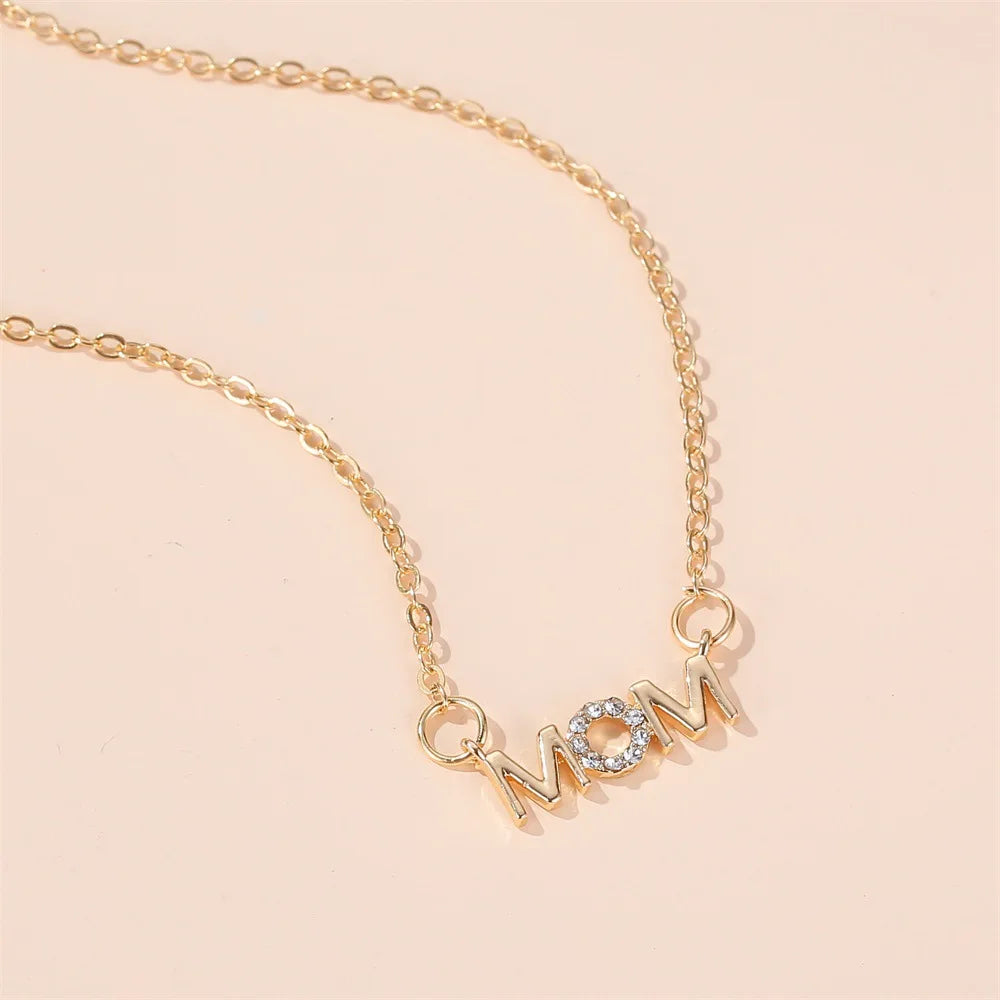 "MOM/MAMA" Pendant Necklaces for Women