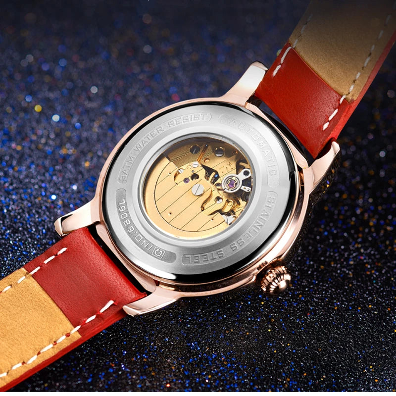 Luxury Mechanical Watches for Women Automatic Movement Waterproof