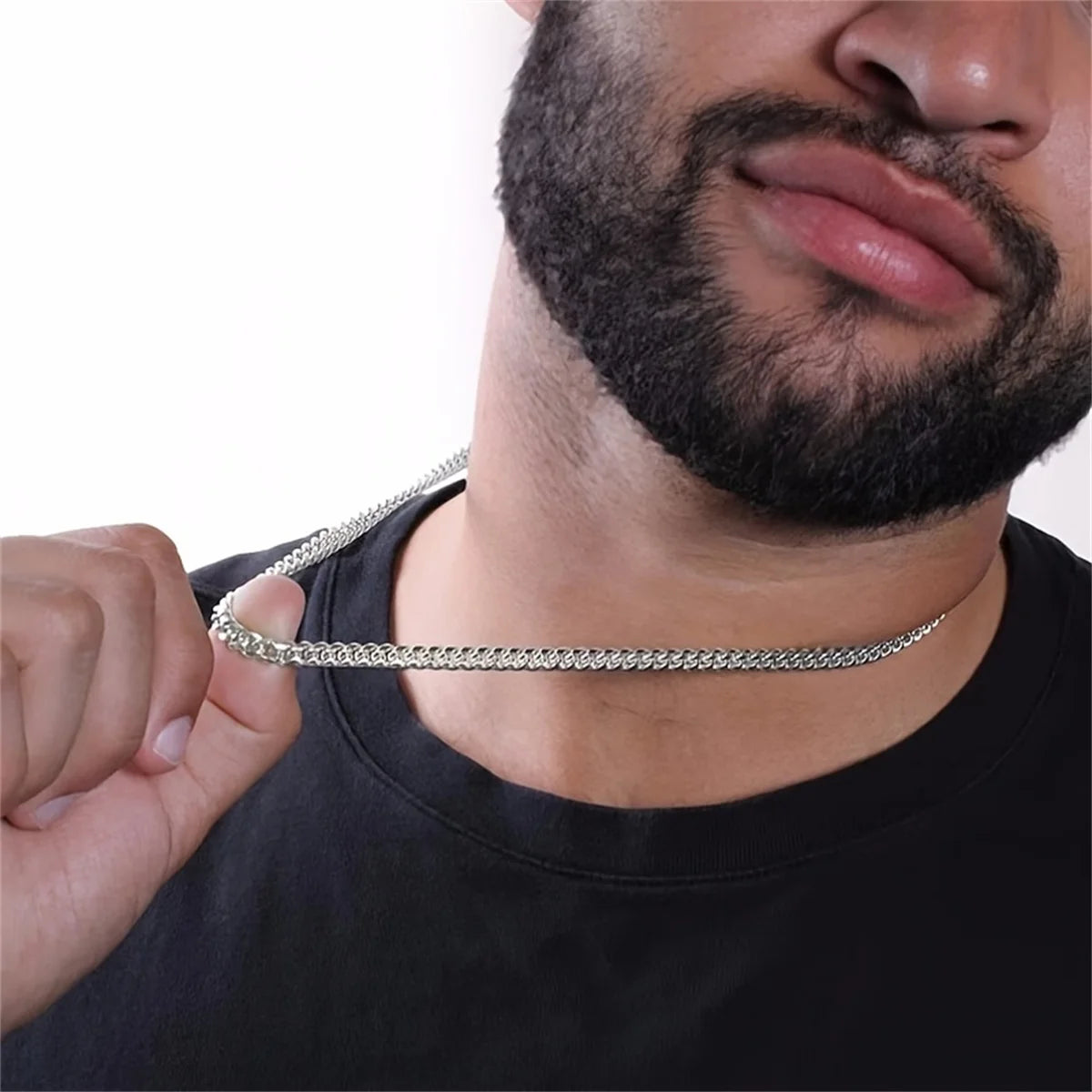 "To My Dad" Link Chain Necklace for Men