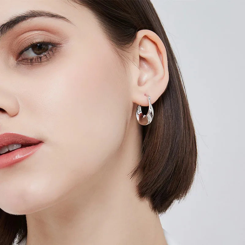 Silver or Gold Dangle Earrings for Women