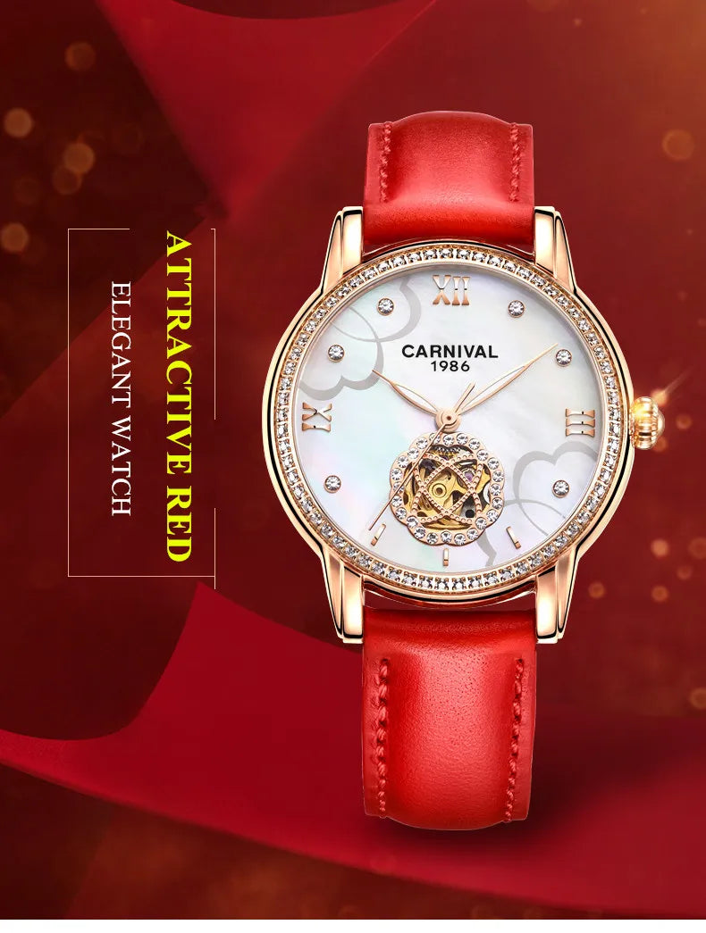 Luxury Mechanical Watches for Women Automatic Movement Waterproof