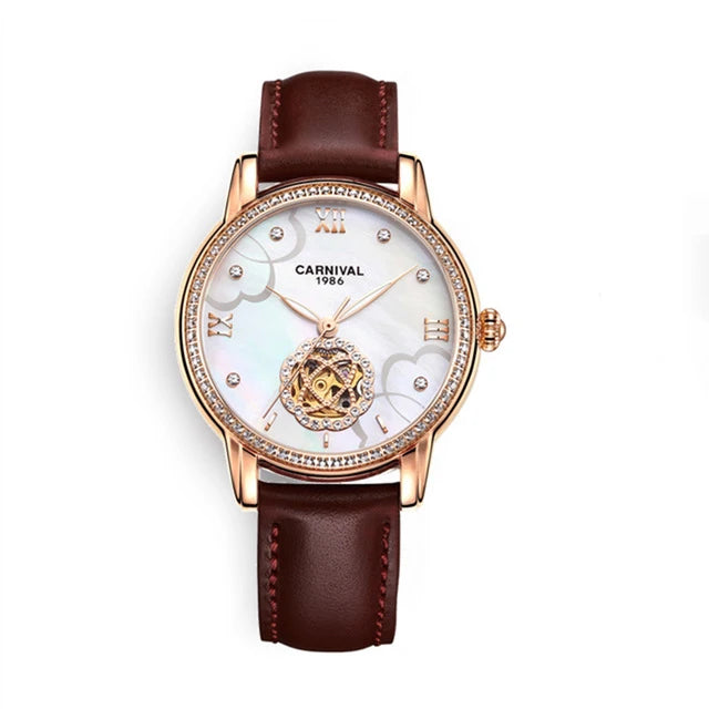 Luxury Mechanical Watches for Women Automatic Movement Waterproof