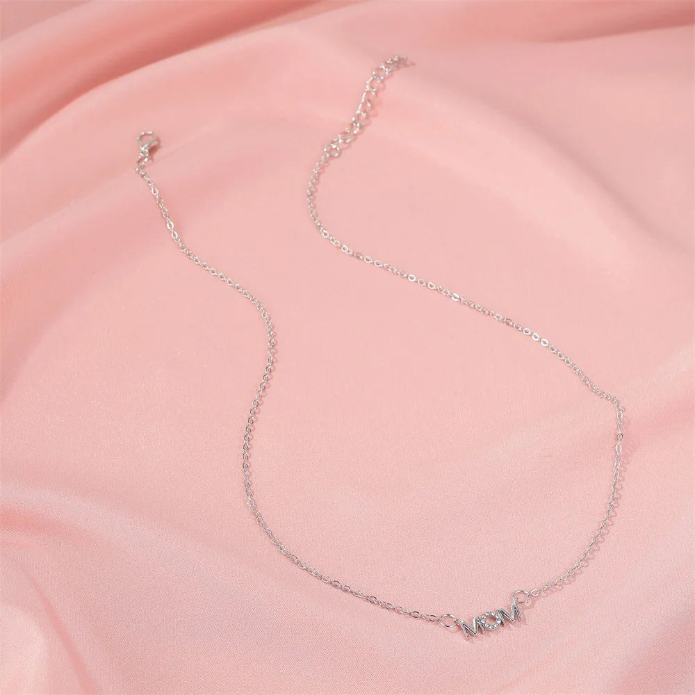 "MOM/MAMA" Pendant Necklaces for Women
