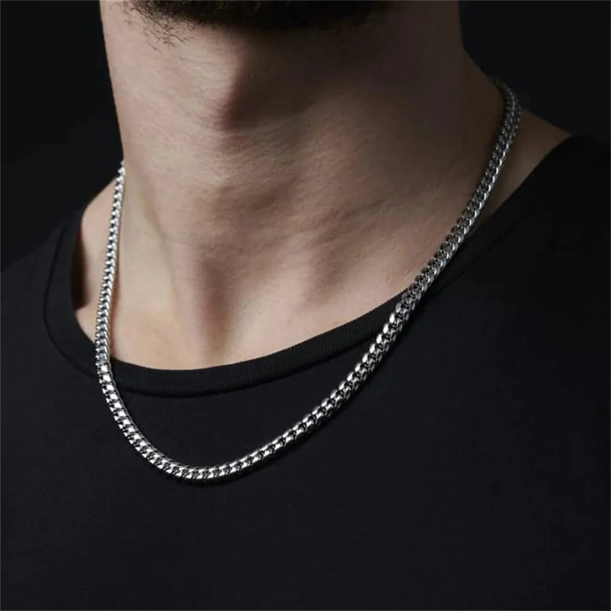 "To My Dad" Link Chain Necklace for Men