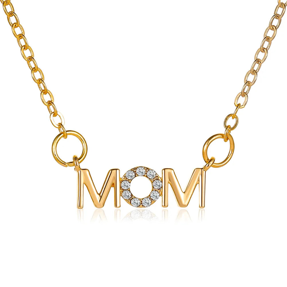 "MOM/MAMA" Pendant Necklaces for Women