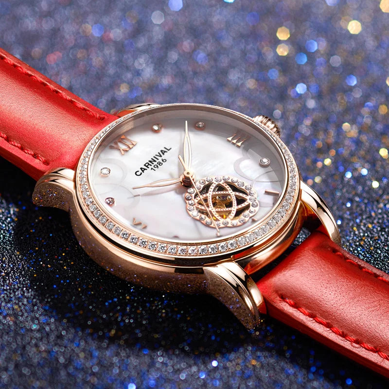 Luxury Mechanical Watches for Women Automatic Movement Waterproof
