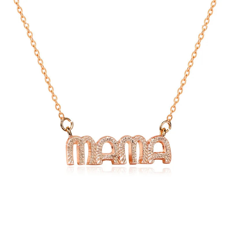 "MOM/MAMA" Pendant Necklaces for Women