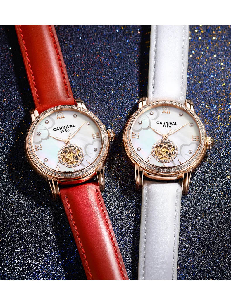 Luxury Mechanical Watches for Women Automatic Movement Waterproof
