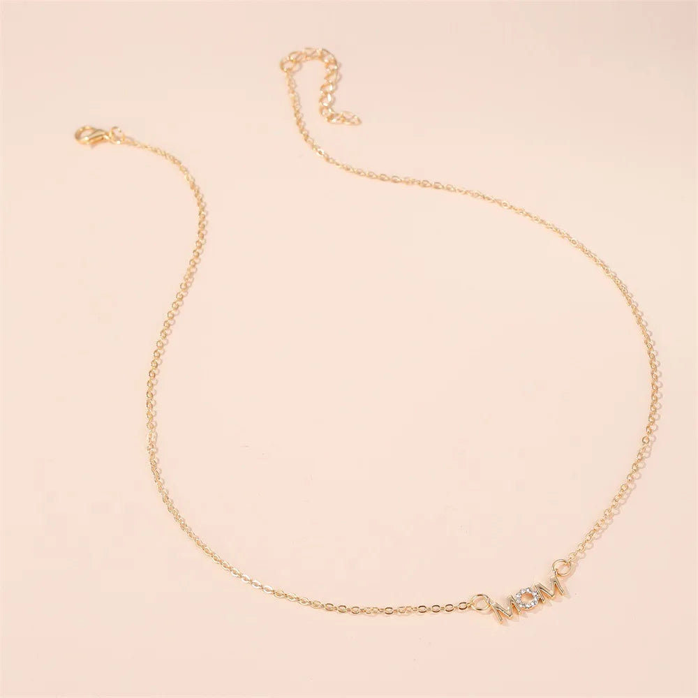 "MOM/MAMA" Pendant Necklaces for Women