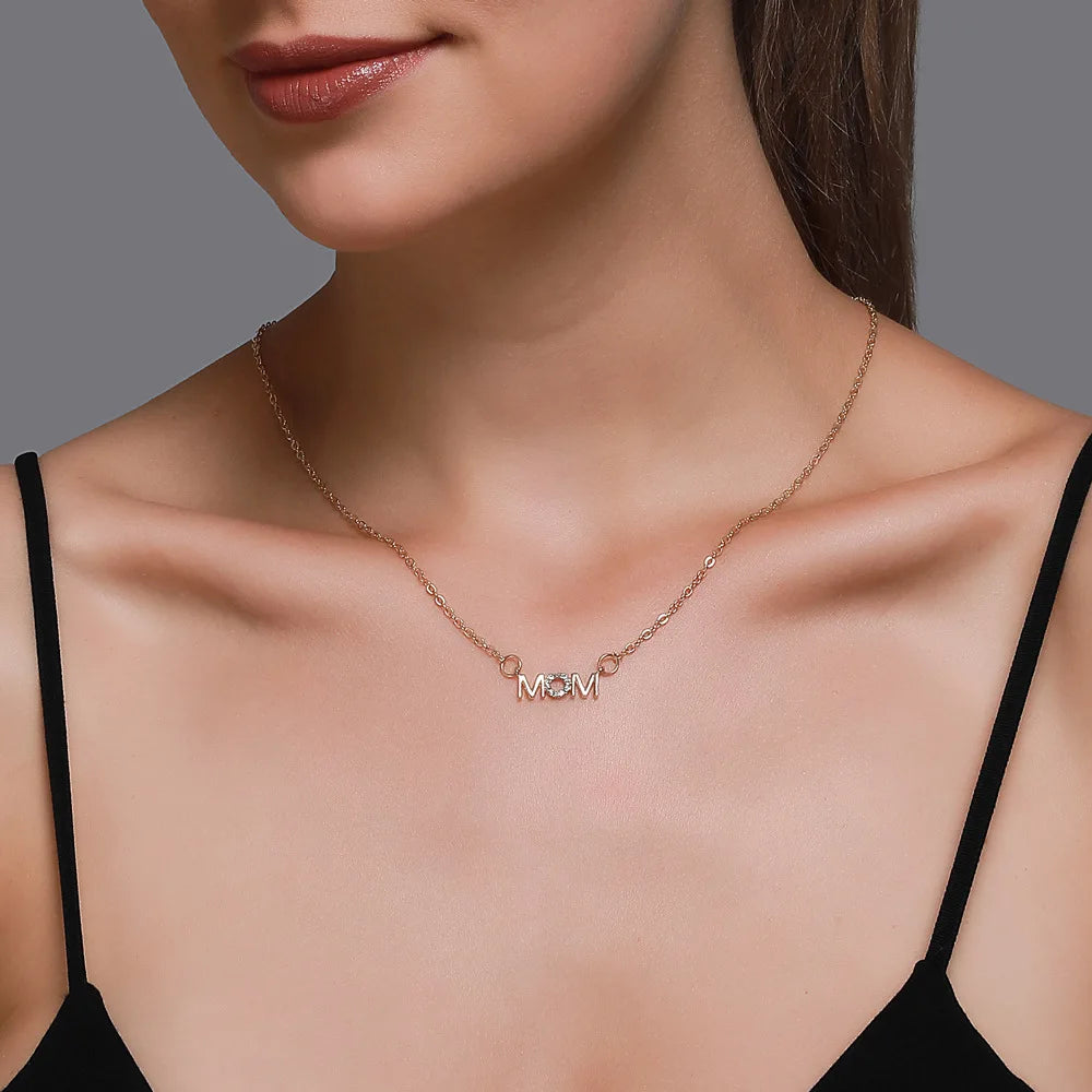 "MOM/MAMA" Pendant Necklaces for Women