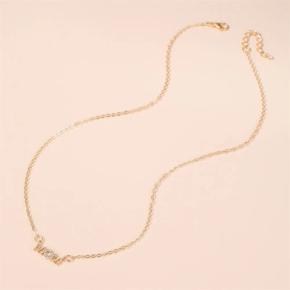 "MOM/MAMA" Pendant Necklaces for Women